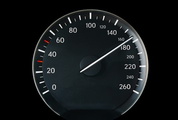 Speedometer of a car