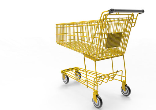 gold Shopping cart