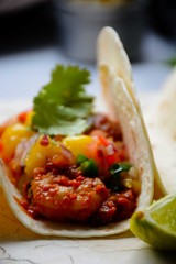 Prawn tacos