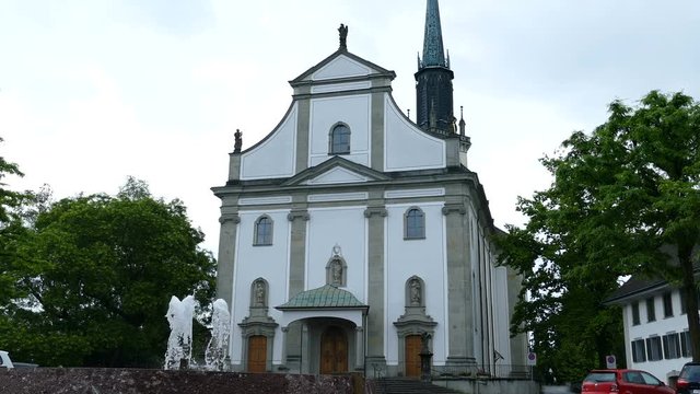 St Jakob Church in Cham, Switzerland