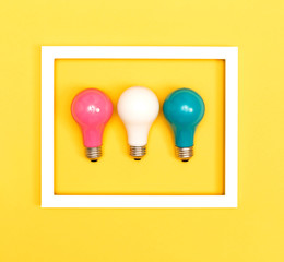 Colored light bulbs