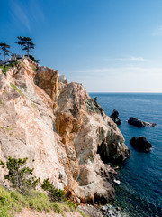 西伊豆黄金崎の風景