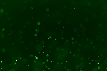 Bokeh Background Very dark cyan - lime green