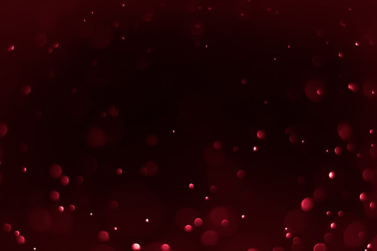 Bokeh Background Very dark (mostly black) red.