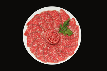 Marbled beef Japanese foods
