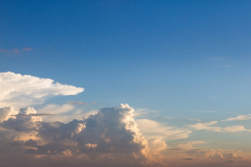 Obraz premium sky with clouds and sun light