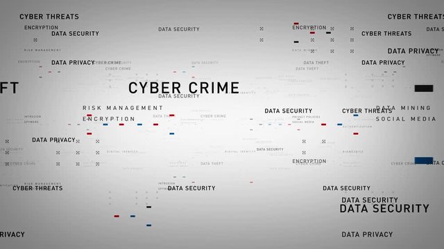 Keywords Data Security White - Important terms about data security pass through cyberspace. All clips are available in multiple color options. All clips loop seamlessly.