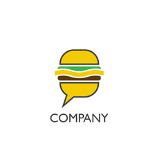 Eat, food delivery or restoraunt logo