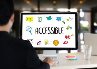 Accessible Welcome Greeting Welcoming Approachable Access Enter Available Concept