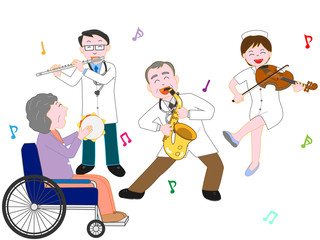 医療スタッフのコンサート