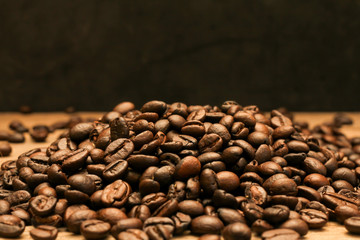 Roasted coffee beans