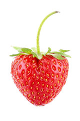  strawberry isolated white background