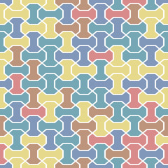 Seamless background for your designs. Modern vector colored ornament. Geometric abstract pattern