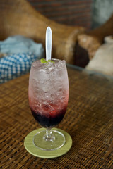 Strawberry soda