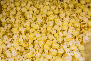 Popcorn texture background
