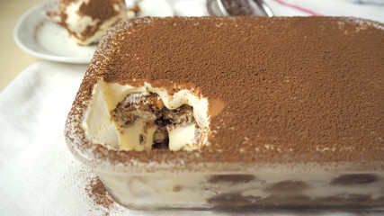 Tiramisu closeup