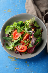 Chickpea summer salad