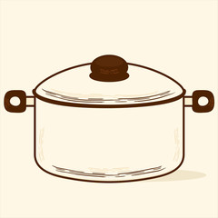 Pot, retro design