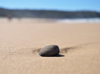 Fototapeta na wymiar Beached stone