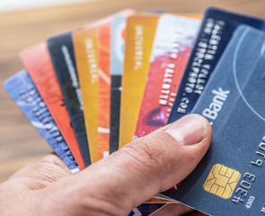Credit cards.