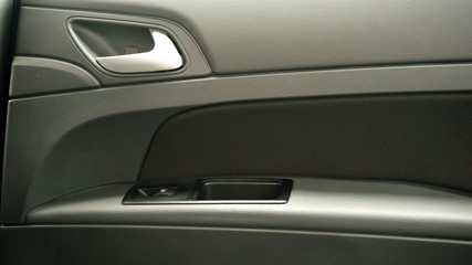 Obraz na płótnie Canvas Car interior - front door view.