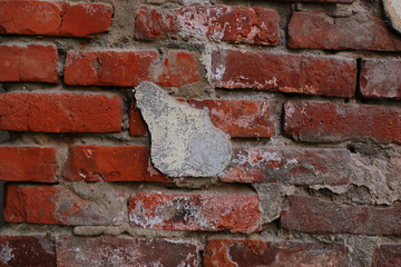 old red brick wall