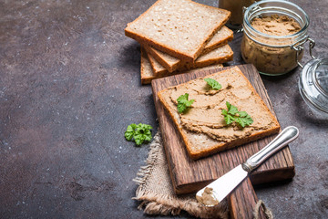 Fresh chicken liver pate