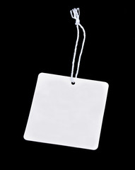 price tag label on black background