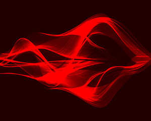 Modern Background Abstract Red Wave Design