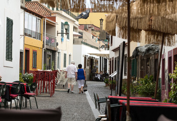  Santa Maria Street in Funchal town on Madeira Island. Portugal