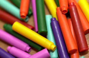 All sorts of brightly coloured ink fillings made for fountain pens.