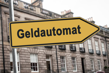 Obraz premium Schild 238 - Geldautomat