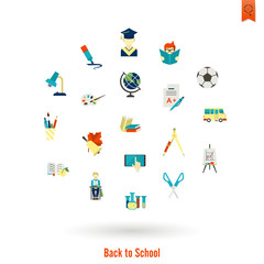 School and Education Icons