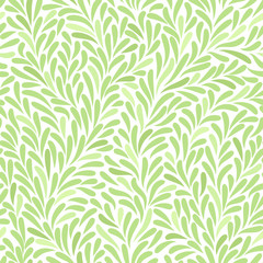 Seamless pattern with leafs - 154940790