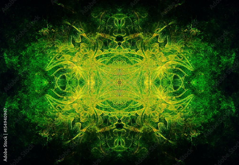 Aufkleber floral ornamental structure with filigrane pattern mandala on abstract background.