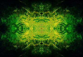 floral ornamental structure with filigrane pattern mandala on abstract background.