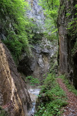 Vorderberger Klamm im Gailtal / Oberkärnten / Österreich