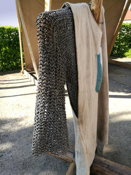 Kettenhemd für Ritter im Mittelalter