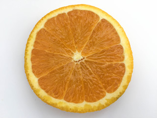Slice orange isolated