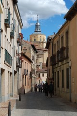Fototapeta na wymiar Calles de Segovia