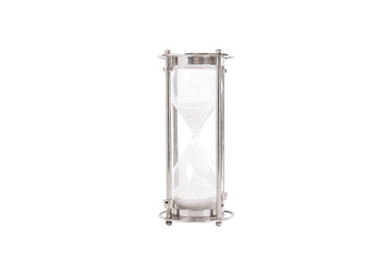 Hourglass isolated on white background. sand glass