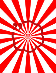 Fototapeta premium Quotation Mark Speech Bubble. Quote sign icon. Abstract background.