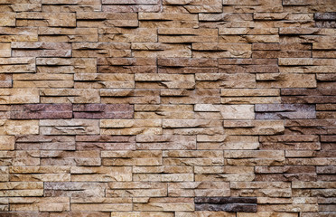 Stone texture, old stone slate wall
