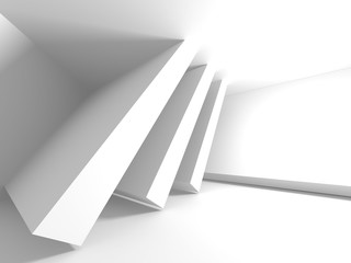 Futuristic White Architecture Design Background