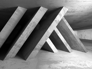 Abstract geometric concrete architecture background