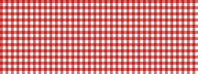 Breites Tischdeckenmuster weiß rot