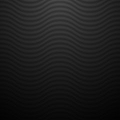 Obraz premium Dark abstract background. Black wavy lines. Carbon texture.