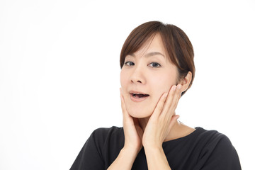 Fototapeta premium お肌が気になる女性