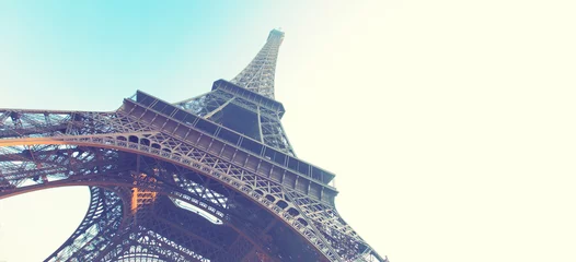 Fototapete Rund The Eiffel Tower in Paris © Roman Sigaev
