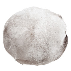 Dirty snowball or hailstone